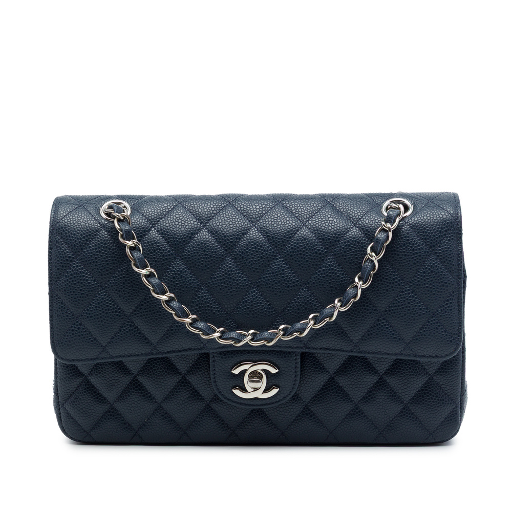 Pre-Loved Chanel Medium Classic Caviar Double Flap